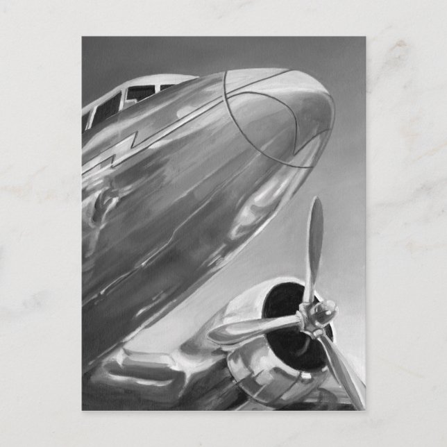 Aviation Icon: Up-Close View Postcard (Front)