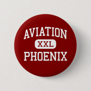 Aviation - Phoenix - High - Seattle Washington 6 Cm Round Badge