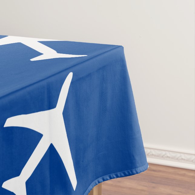 Aviation Plane Aeroplane Pilot Flying Tablecloth (In Situ)
