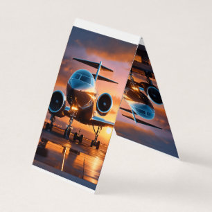 "Aviation Professional Business Card" Business Card