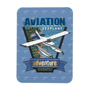 Aviation Seaplane Adventure Magnet