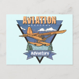 Aviation Seaplane Adventure Postcard