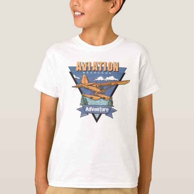 Aviation Seaplane Adventure T-Shirt (Front)