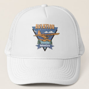 Aviation Seaplane Adventure Trucker Hat