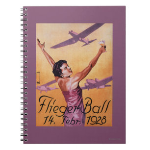 Aviation Show at Hotel Wagner Promo Poster Notebook