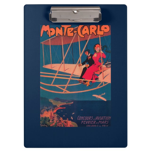 Aviation Sporting Poster Clipboard (Front)