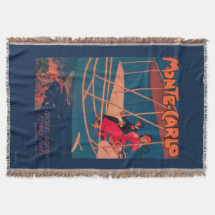 Aviation Sporting Poster Throw Blanket