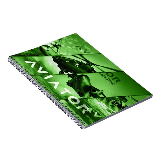 Aviator AIrcrafts Spiral Notebook (Right Side)
