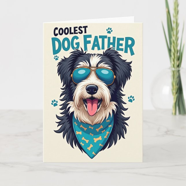 Aviator Dog Fathers Day Gift Card (Front)