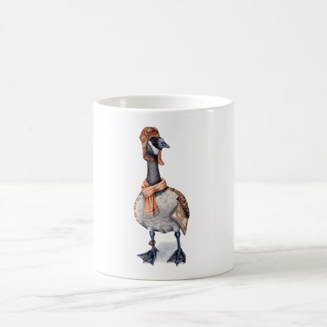 Aviator Goose Coffee Mug (Center)