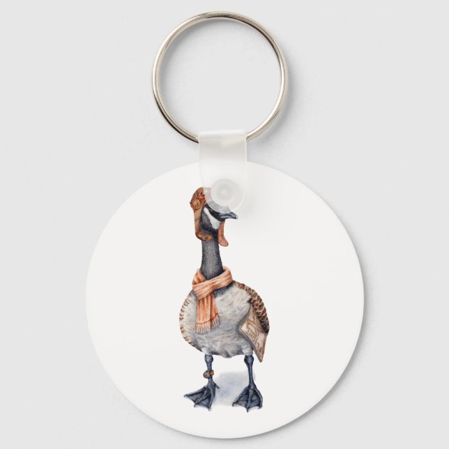 Aviator Goose Key Ring (Front)