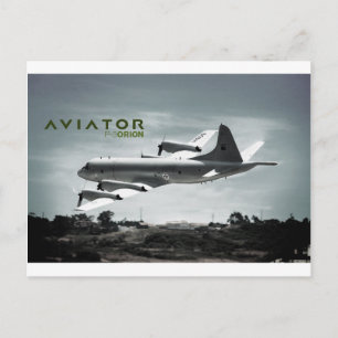 Aviator P3 Orion Aeroplane Postcard