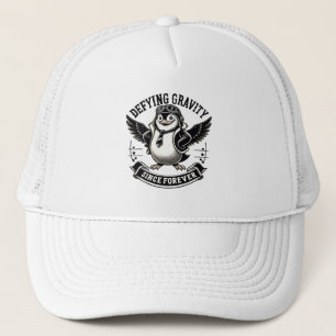 Aviator Penguin Trucker Hat
