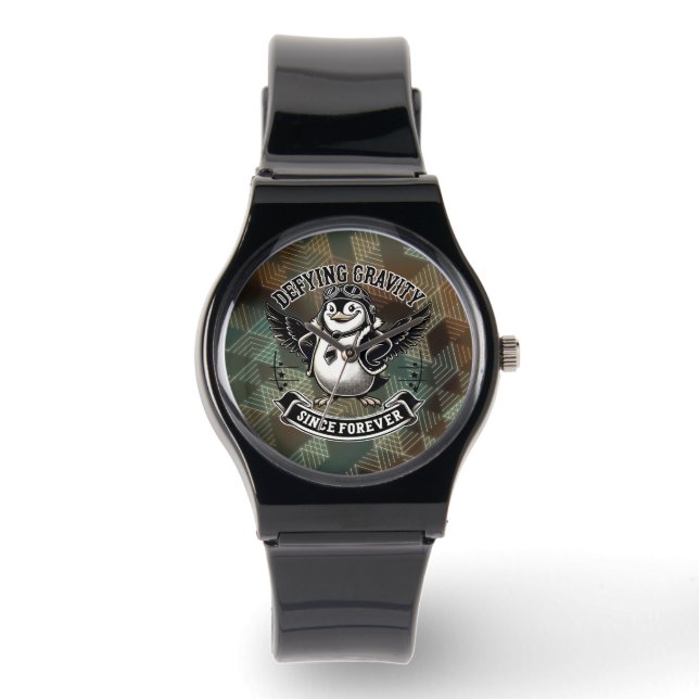 Aviator Penguin Watch (Front)
