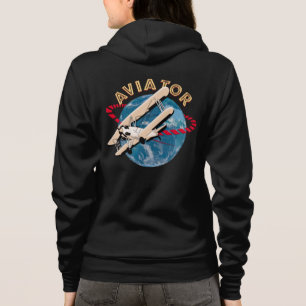 Aviator travelling the world hoodie