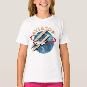 Aviator travelling the world T-Shirt