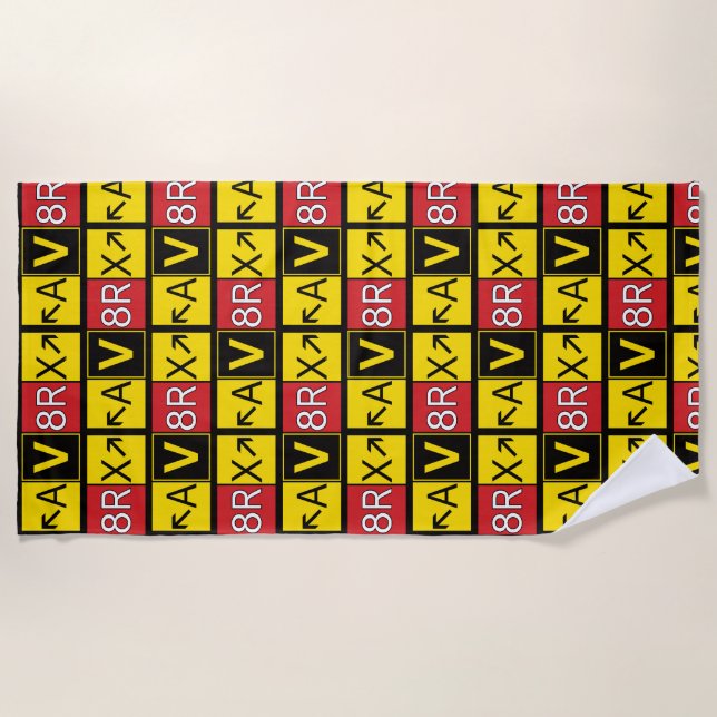 Aviatrix - AV8RX -  Beach Towel (Front)