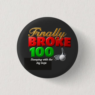 Avid golfer hits sports milestone 3 cm round badge