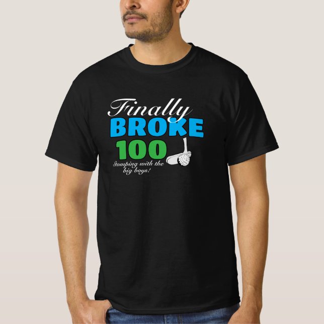 Avid golfer hits sports milestone T-Shirt (Front)