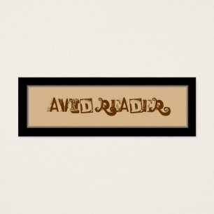 Avid Reader Bookmark