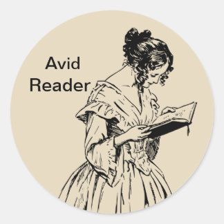 Avid Reader Sticker