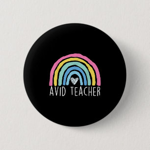 Avid Teacher Advancement Via Individual Appreciati 6 Cm Round Badge