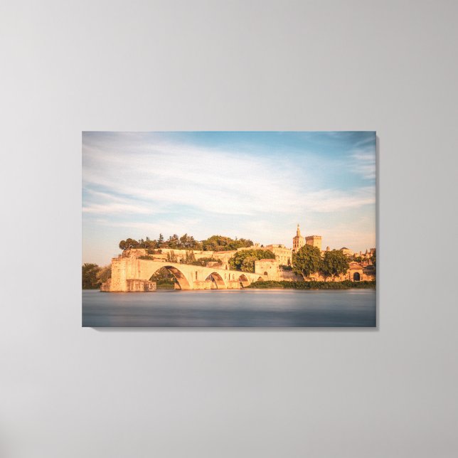 Avignon Bridge France Canvas Print (Front)