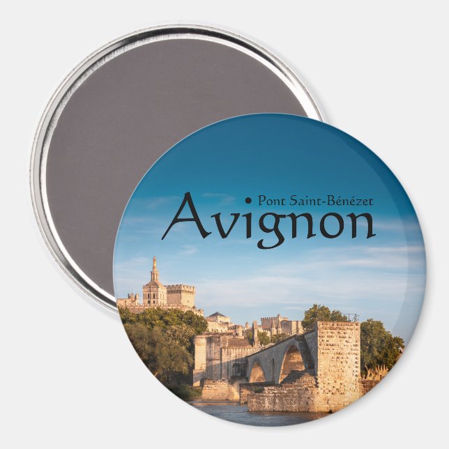 Avignon Bridge France Magnet (Front/Back)
