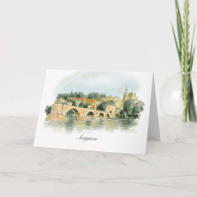 Avignon greeting card (Front)