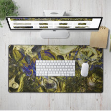 Avignon Olive Green Abstract