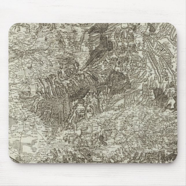 Avignon, Orange Mouse Pad (Front)