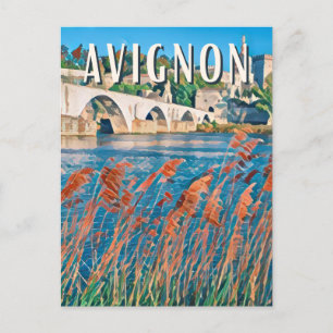 Avignon Photo Vintage Postcard