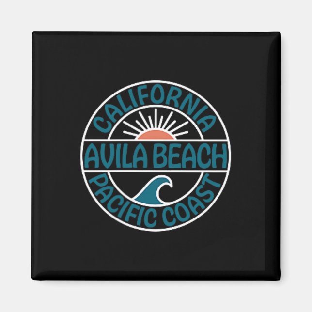 Avila Beach California Front And Back  Magnet (Front)