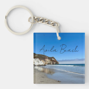 Avila Beach California Ocean Photography Souvenir Key Ring