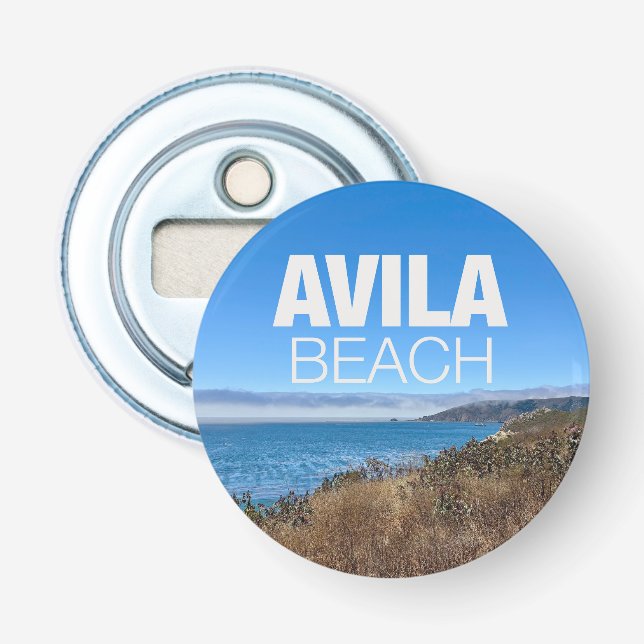 Avila Beach California Overlook Photography Bottle Opener (Front)