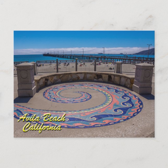 Avila Beach, California Postcard (Front)