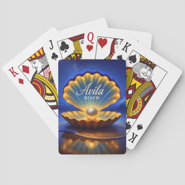 AVILA BEACH PLAYING CARDS. CARDS (Back)