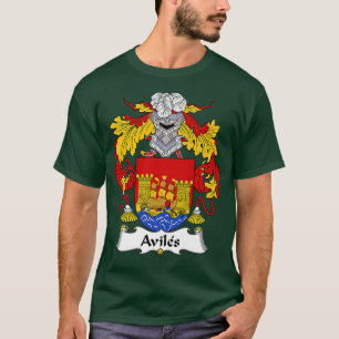Aviles Coat of Arms - Family Crest Premium  T-Shirt
