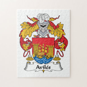 Aviles Family Crest Jigsaw Puzzle
