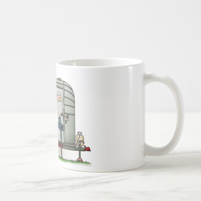 Avion Camper Trailer Coffee Mug (Right)