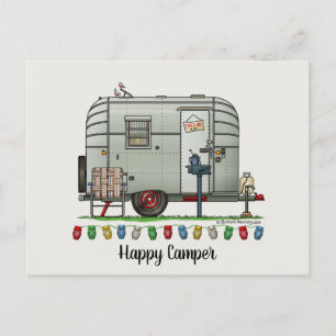 Avion Camper Trailer HSH Postcard