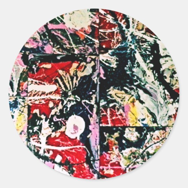 AVISE DRIPS CLASSIC ROUND STICKER (Front)