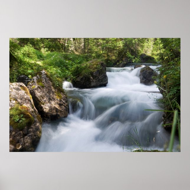 Avisio stream, Italy Poster (Front)