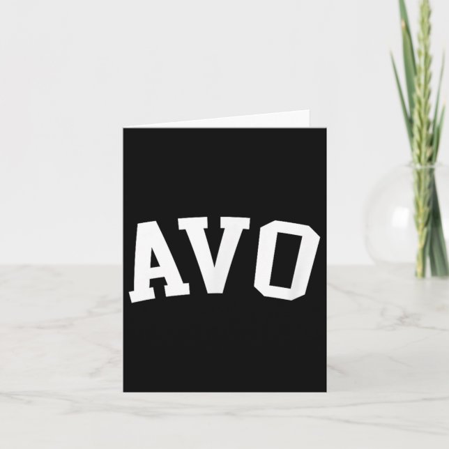 Avo _3  card (Front)