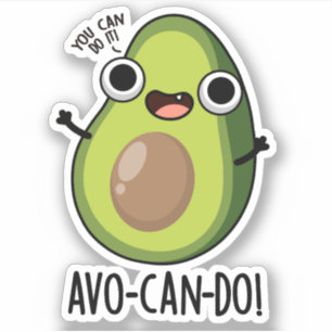 Avo-can-do Funny Avocado Pun 