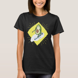 Avo Cardio heart fitness cardio sport skier vegan  T-Shirt