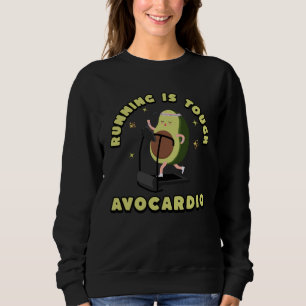 Avo Cardio Pun Workout Running Avocado sport Helth Sweatshirt