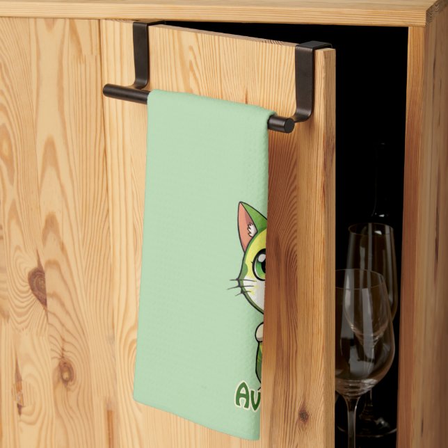 Avo-CAT-o Tea Towel (Thirds Fold)