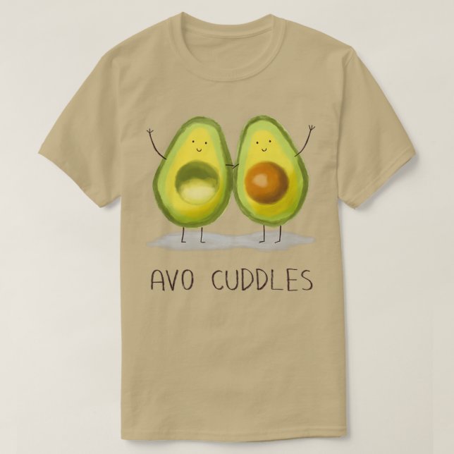 Avo Cuddles T-Shirt (Design Front)