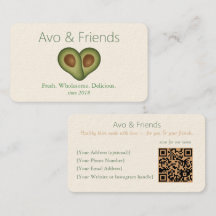 Avo & Friends | Avocado Logo Healthy Food  - 